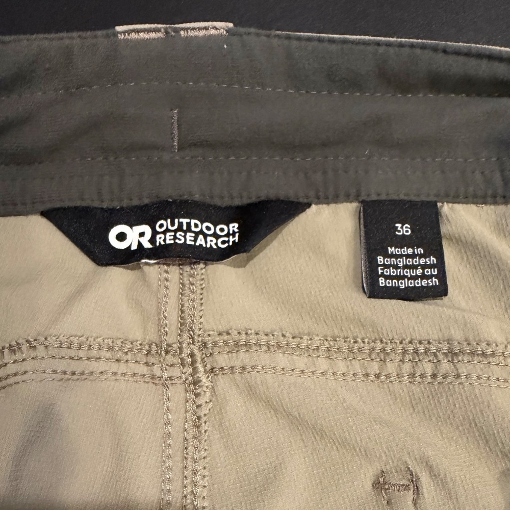 Outdoor Research brand men’s tan hiking pants 36x32 - Picture 3 of 3
